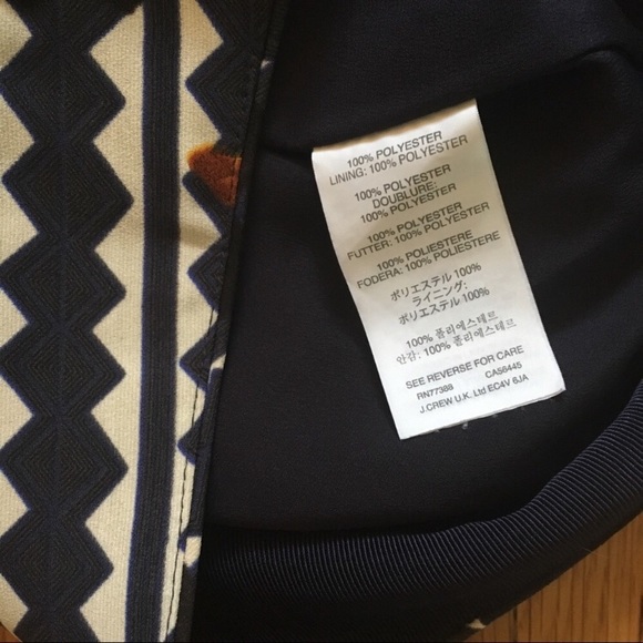 JCrew floral pleated geo skirt - Picture 6 of 8